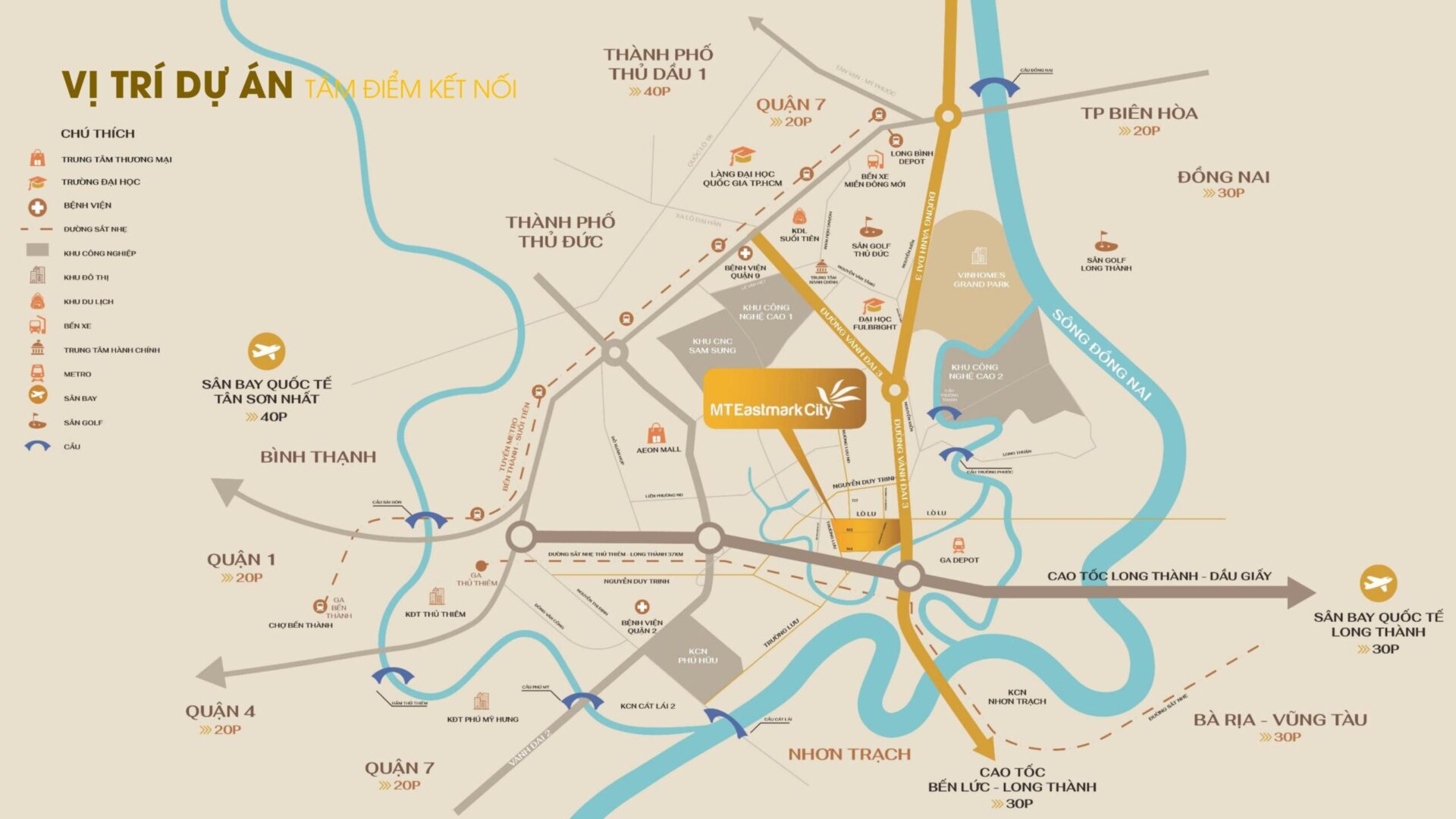 MT Eastmark City Quận 9 Vị trí dự án MT Eastmark City