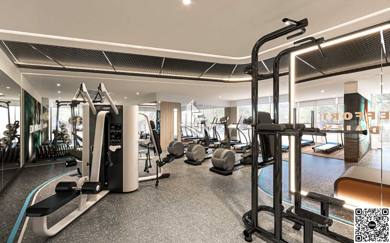 Phối cảnh hồ bơi tại tháp AK NEO khu căn hộ Akari City Nam Long