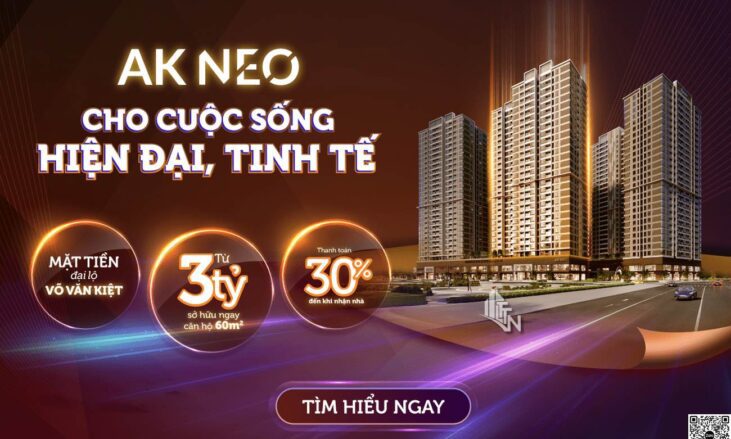 AK NEO thuộc dự án Akari City tại Đại lộ Võ Văn Kiệt