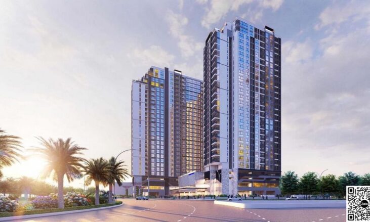 Phối cảnh tòa tháp dự án Sentosa Sky Hải Phòng