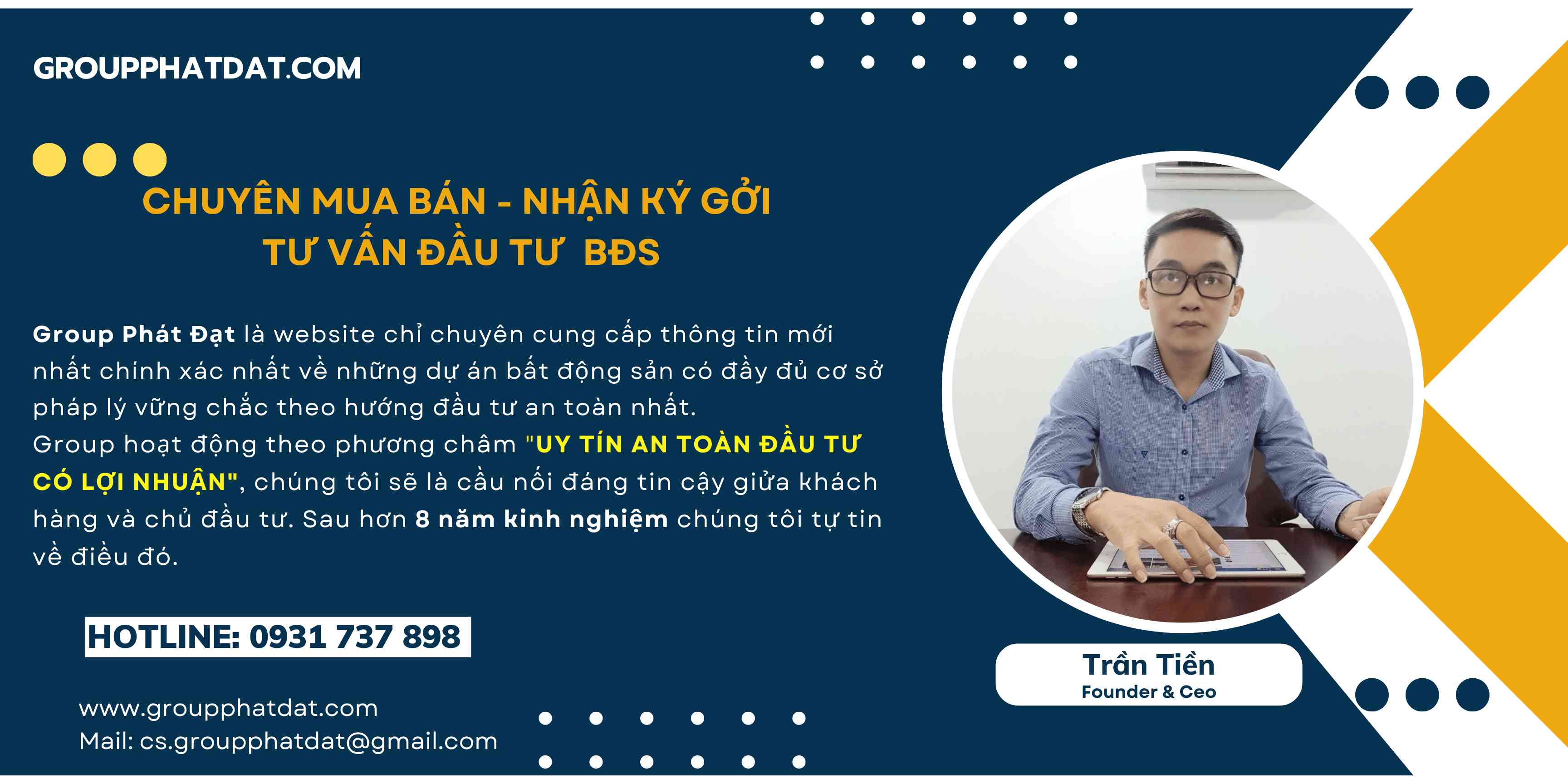 TTN REAL CÔNG TY CP TM & DV BẤT ĐỘNG SẢN TTN Là nơi chúng tôi đã lựa chọn rất kỹ càng và cho ra những bất động sản tiềm năng nhất cho tất cả mọi người cùng đầu tư và phát triển.