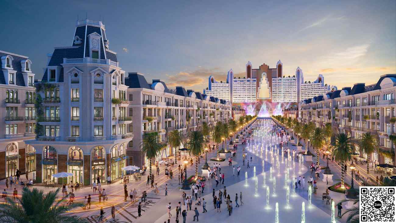 Quảng trường nhạc nước và hệ thống kênh đào được quy hoạch tại phân khu trung tâm Canal District là 2 trong số các công trình ấn tượng nhất MerryLand Quy Nhơn đã xác lập 3 kỷ lục Việt Nam.