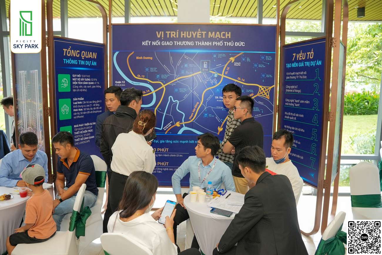 Giới chuyên gia trở lại trong biểu đồ nhu cầu tìm nhà (Ảnh: Picity Sky Park).