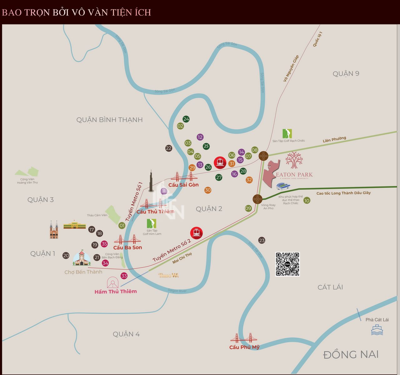 dự án Eaton Park Gamuda Mai Chí Thọ, TP. Thủ Đức