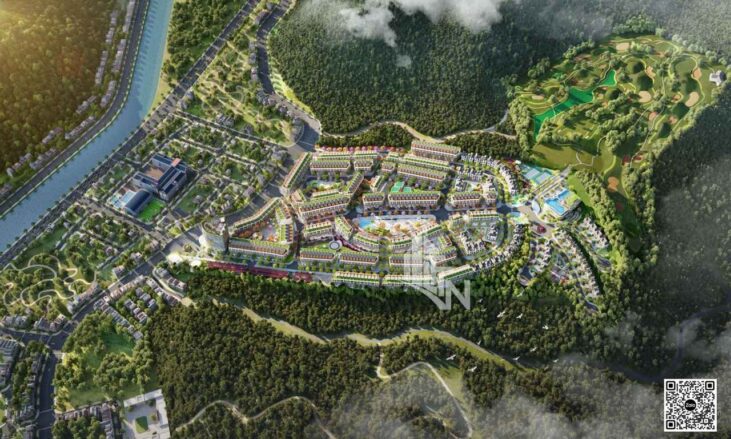 Khu đô thị Elite Hill Sơn La có quy mô 16,04 ha, nằm trên đồi cao