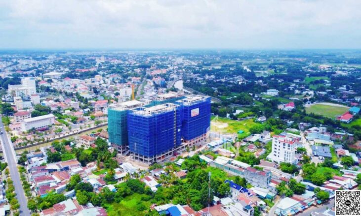 Dự án Golden City đã thi công hoàn thiện Khu 1A với 04 block chung cư A1, A2, B1, B2