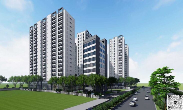 Phối cảnh dự án căn hộ chung cư Lê Thành Tân Kiên