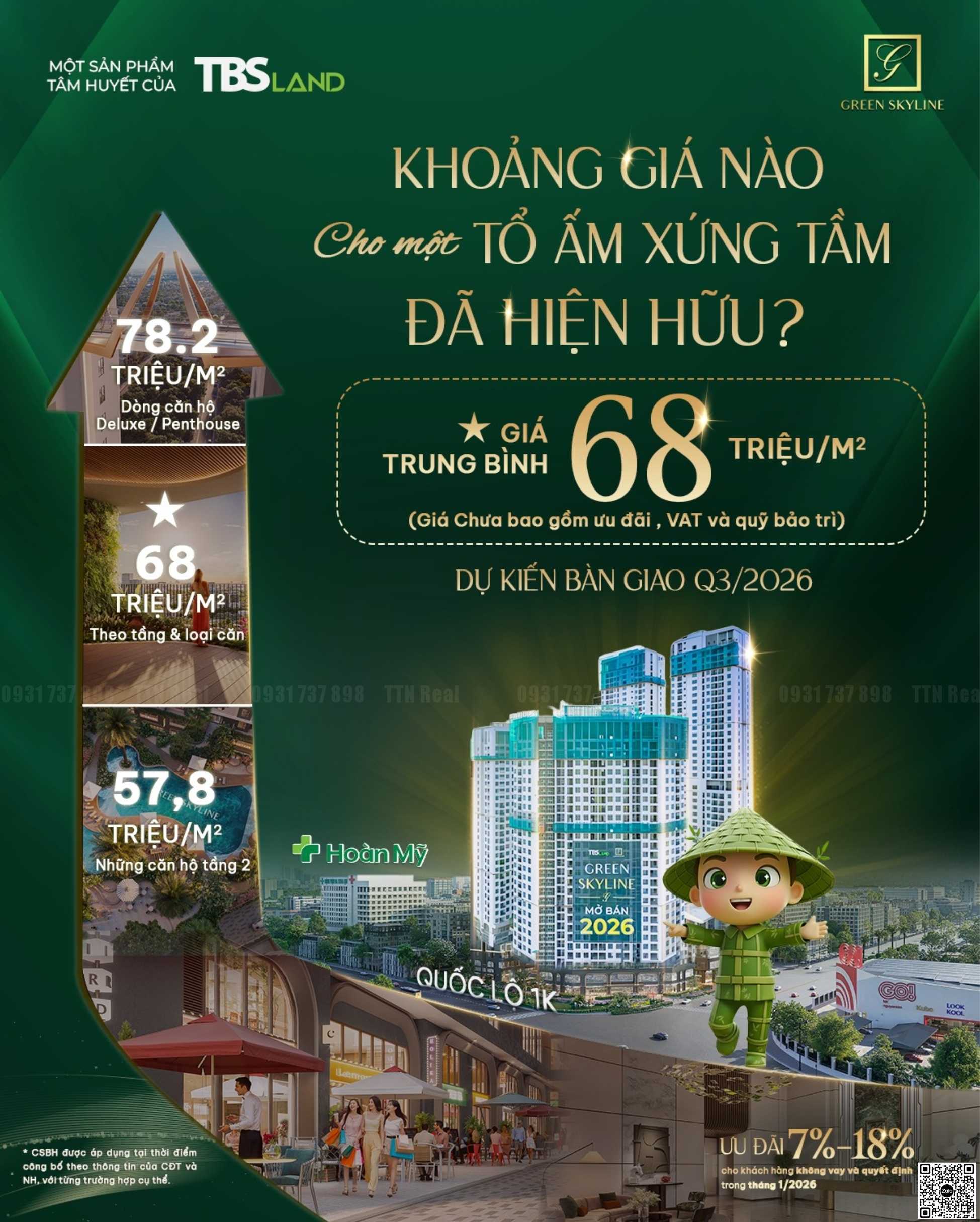 dự án Green Skyline TBS Dĩ An