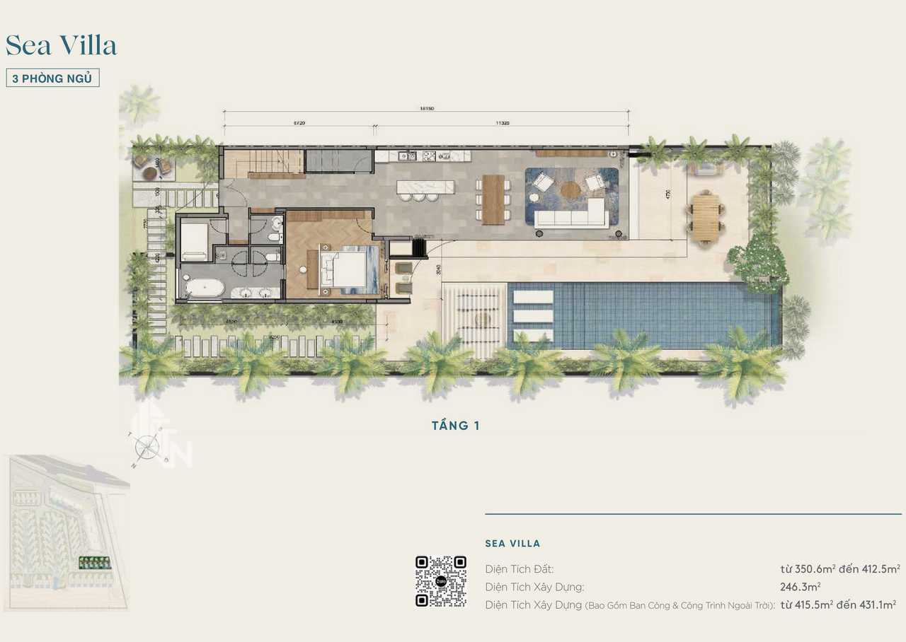 Sea Villa Ixora Hồ Tràm by Fusion