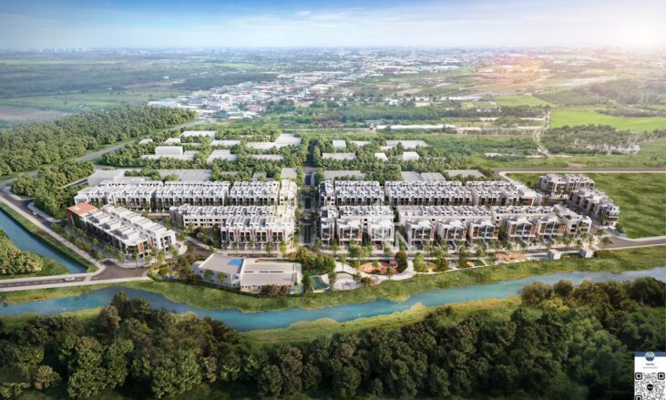 The Meadow được bao bọc bởi những mảng xanh rộng lớn mang đến bầu không khí trong lành và tươi mát