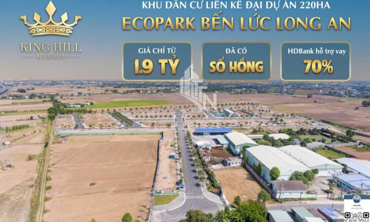 KING HILL RESIDENCES với Pháp lý hoàn chỉnh, sổ hồng từng căn 100%; giá chỉ 1,9 tỷ/căn; Phương thức thanh toán linh hoạt; Ân hạn gốc lên đến 24 tháng; Chủ đầu tư hỗ trợ lãi suất lên đến 6%; Ngân hàng HDbank bảo lãnh vay (70%)