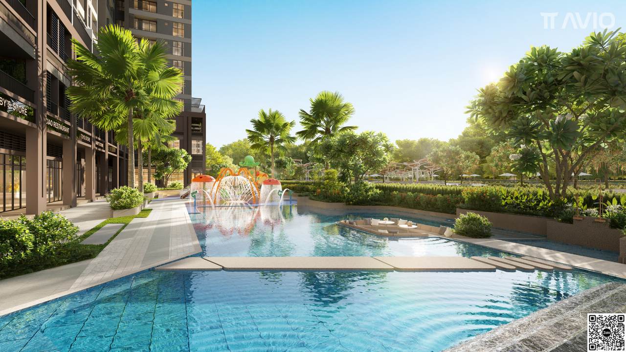 Phối cảnh tiện ích nội khu đồng bộ của dự án TT AVIO