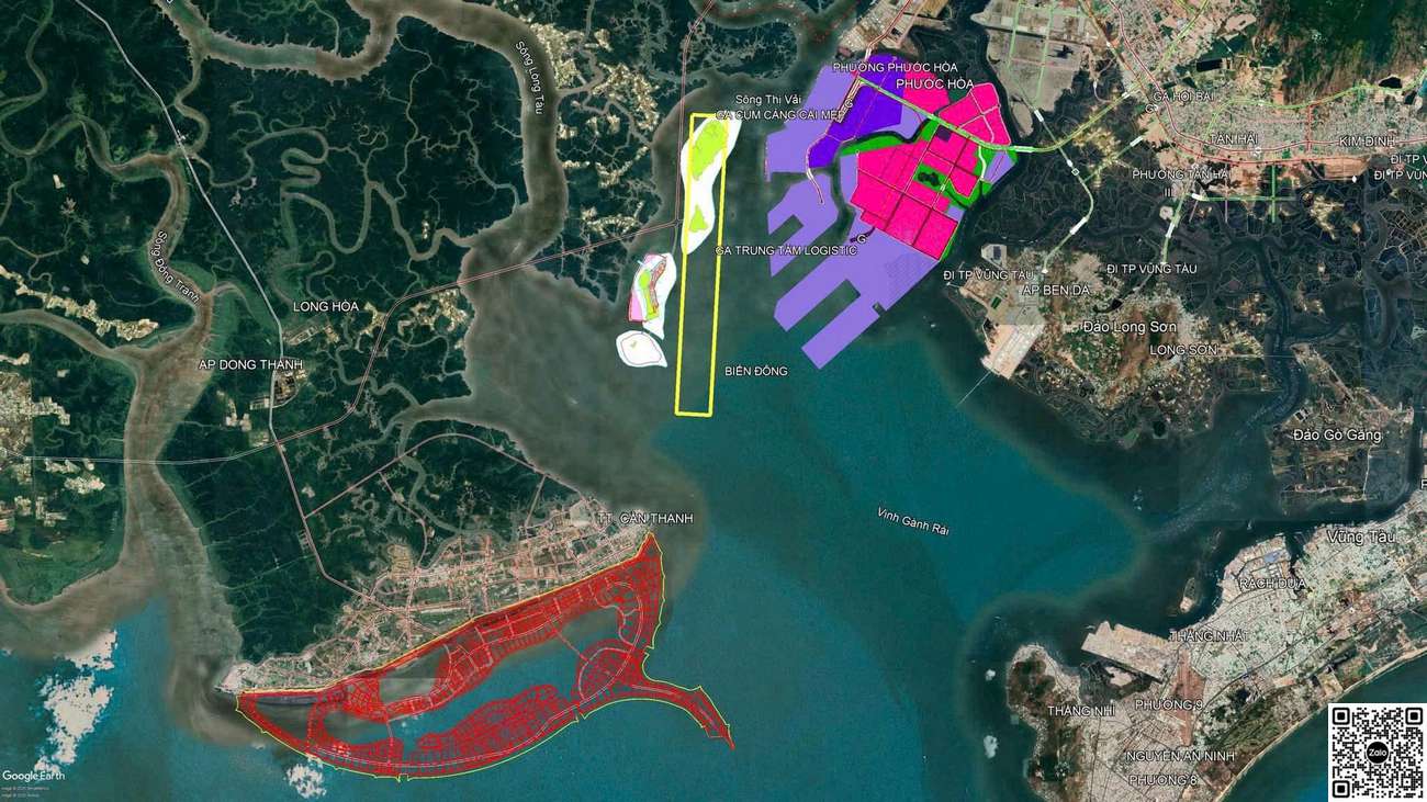 Khu đô thị du lịch lấn biển Cần Giờ có diện tích 2.870 ha