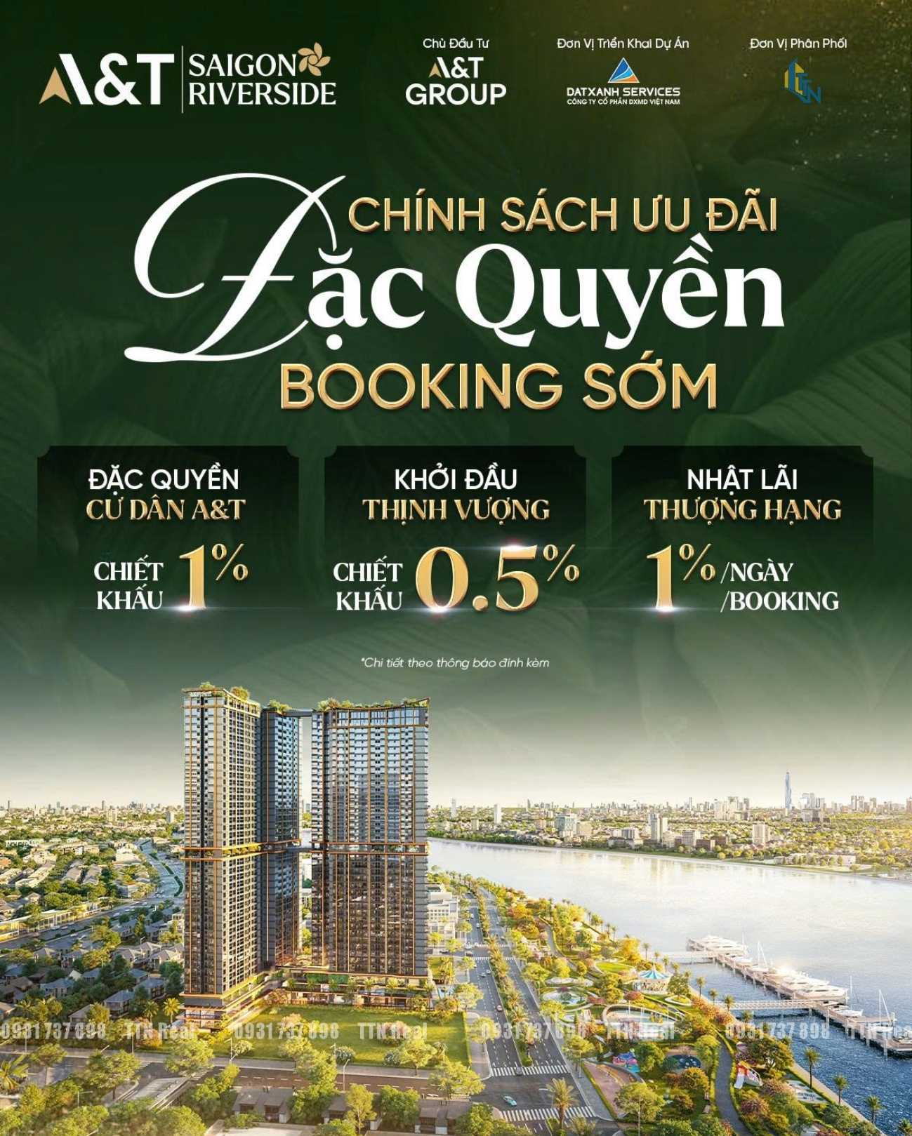 Chính thức ra mắt căn hộ ven sông Sài Gòn A&T Saigon Riverside A&T Saigon Riverside