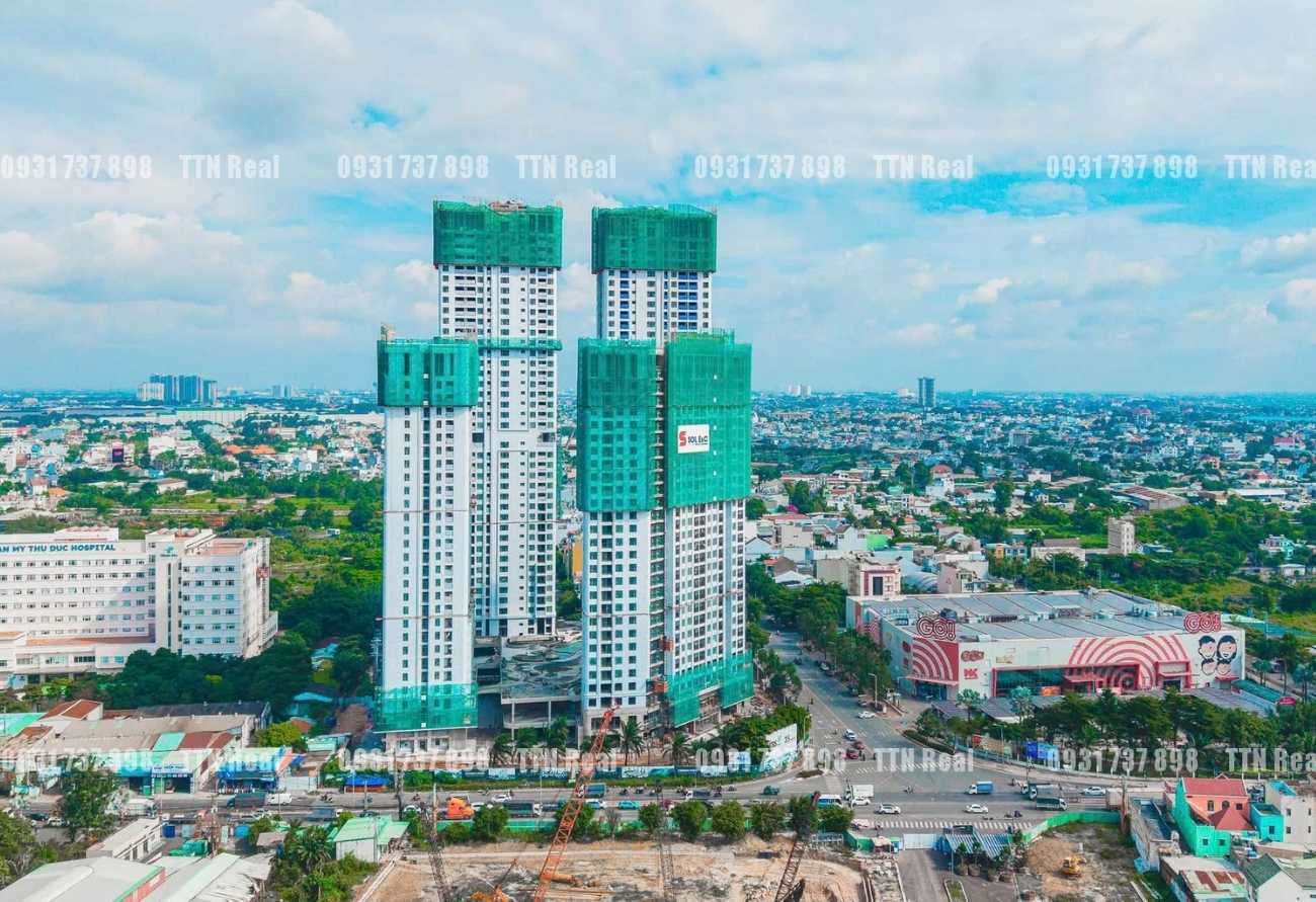 Cập nhật tiến độ Green Tower tháng 08/2025. Ảnh thực tế ngày 2/08/2025