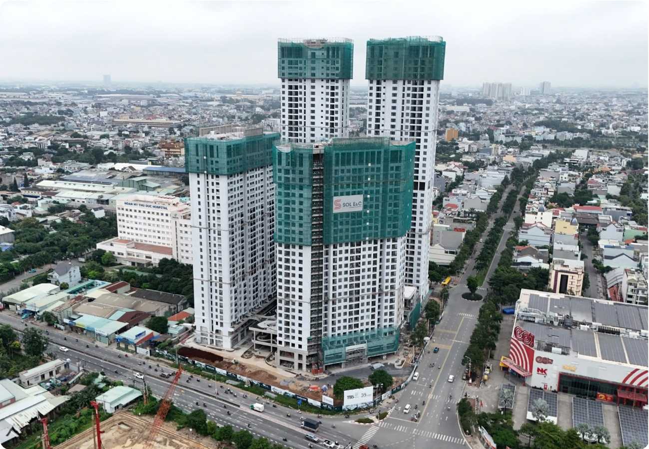 tiến độ dự án Green Tower tháng 9/2025