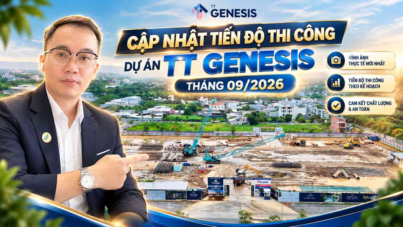 Tiến độ TT Genesis tháng 9/2026: WOW Center hoàn thiện, chuẩn bị thi công phần hầm và phần thân tiến độ dự án tt genesis nhà bè